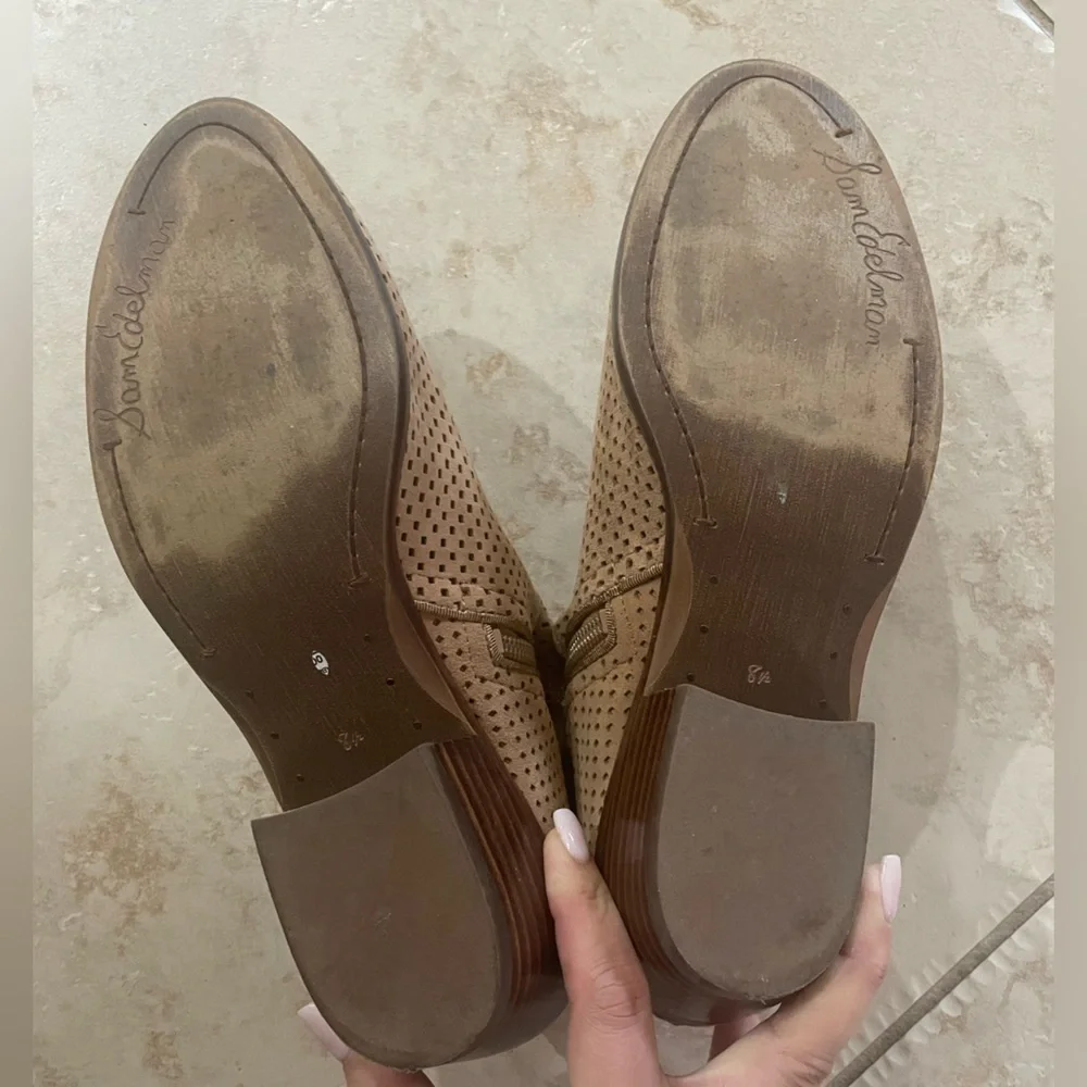 Sam Edelmen Leather Cut out Booties - Size 8.5
